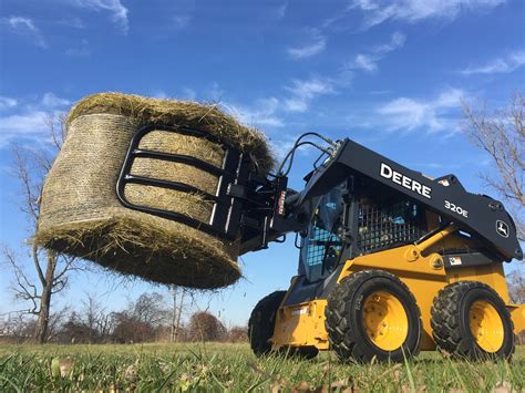 best skid steer for moving hay|best round bales moving machine.